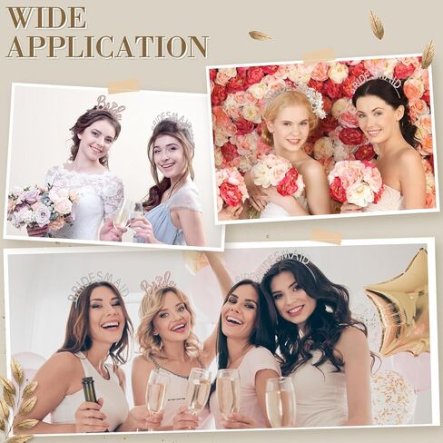 8 قطع حجر الراين العروس عقال العروس تيارا العازبة حزب 1 العروس خوذة 7 العروسة إكسسوارات الشعر لحفل الزفاف دش in Kuwait