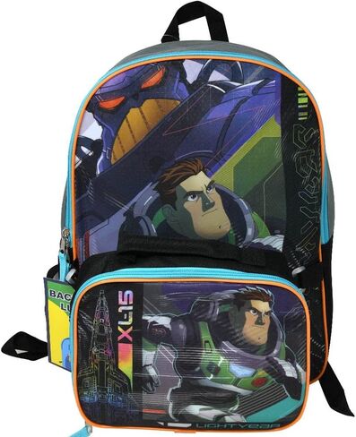 حقيبة ظهر كبيرة مقاس 16 بوصة من Bioworld Buzz Lightyear مع مجموعة حقيبة غداء in Saudi Arabia