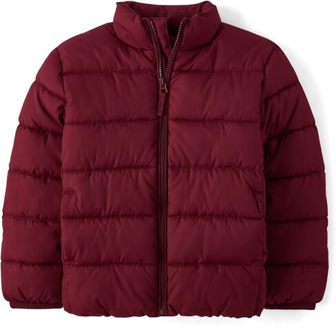 The Children's Place boys Medium Weight Puffer Jacket, Wind, Water-Resistant in Saudi Arabia