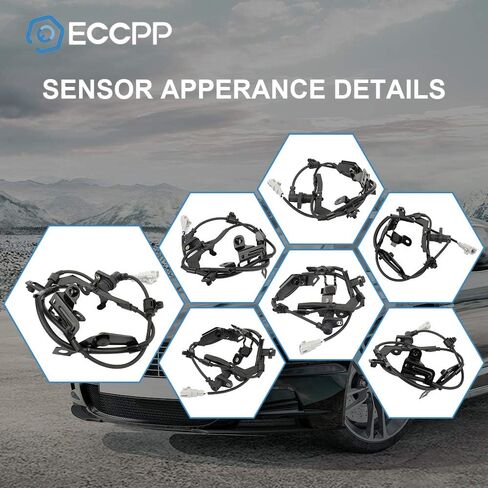 ECCPP Left Front ABS Wheel Speed Sensor ABS Sensor fit for 1996 1997 1997 1998 1999 2000 2001 2002 for Toyota 4Runner 1997-2004 for Toyota Tacoma Set of 1 in Saudi Arabia