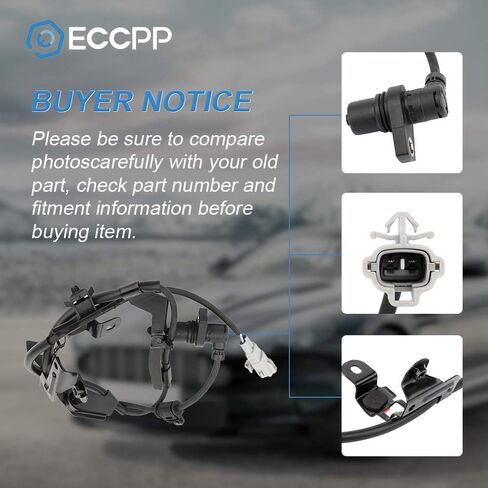 ECCPP Left Front ABS Wheel Speed Sensor ABS Sensor fit for 1996 1997 1997 1998 1999 2000 2001 2002 for Toyota 4Runner 1997-2004 for Toyota Tacoma Set of 1 in Saudi Arabia