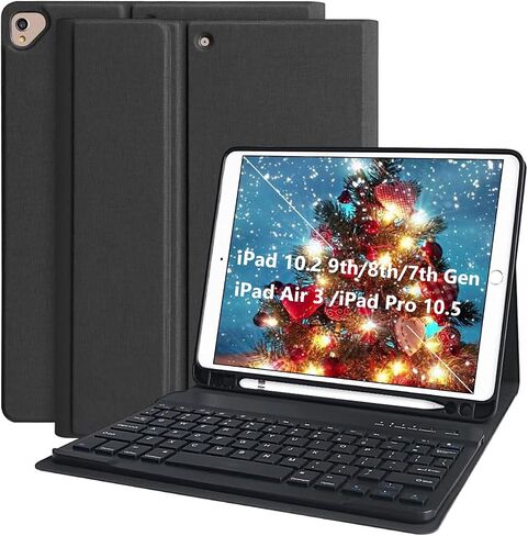 KBCASE Keyboard Case for iPad 9th/8th/7th Generation, Light Blue in Kuwait