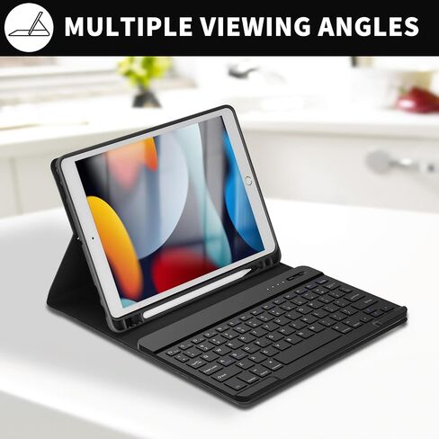 KBCASE Keyboard Case for iPad 9th/8th/7th Generation, Light Blue in Kuwait