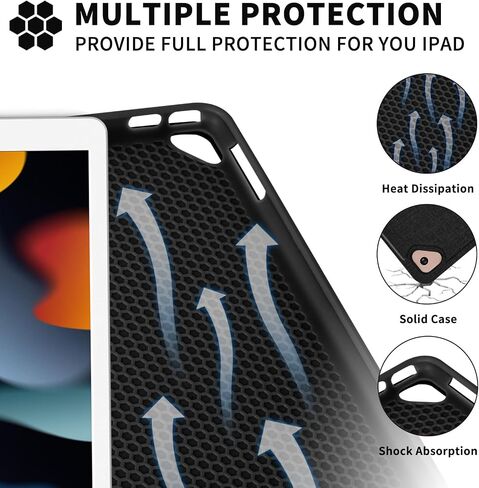 KBCASE Keyboard Case for iPad 9th/8th/7th Generation, Light Blue in Kuwait