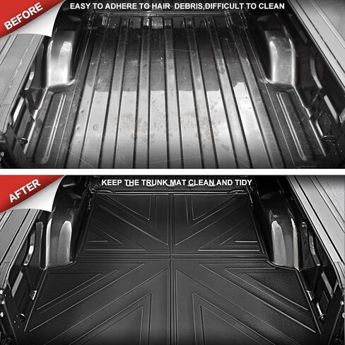 Bed Mat Compatible with 2019-2024 Jeep Gladiator JT 5FT, All Weather Truck Bed Mat TPE Pickup Bed Liner for 2023 2024 Jeep Gladiator Accessories in Saudi Arabia