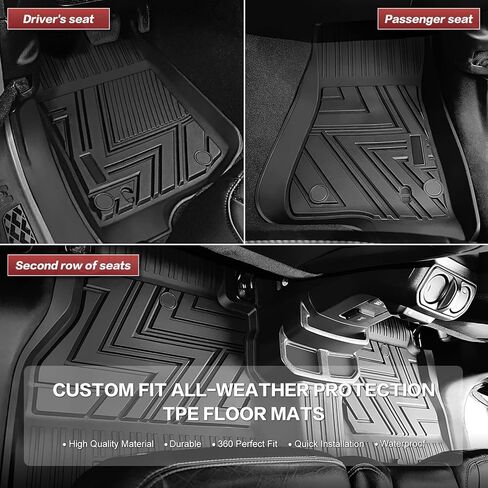 Bed Mat Compatible with 2019-2024 Jeep Gladiator JT 5FT, All Weather Truck Bed Mat TPE Pickup Bed Liner for 2023 2024 Jeep Gladiator Accessories in Saudi Arabia