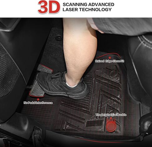 Bed Mat Compatible with 2019-2024 Jeep Gladiator JT 5FT, All Weather Truck Bed Mat TPE Pickup Bed Liner for 2023 2024 Jeep Gladiator Accessories in Saudi Arabia