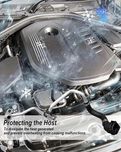 خرطوم خط إرجاع سائل التبريد الشاحن التربيني مناسب لسيارات BMW 330i 330i GT/330i xDrive X3 530e 530i 430i 430i Gran Coupe 230i، استبدال أنبوب إرجاع سائل التبريد 11537643226 in Saudi Arabia