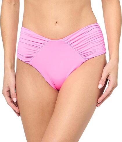 BECCA Women's Color Code Shirred French Cut Bikini Bottom, Cheeky Coverage, Swimwear Separates in Saudi Arabia