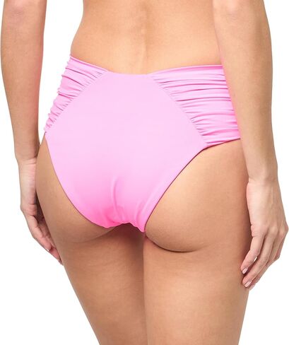 BECCA Women's Color Code Shirred French Cut Bikini Bottom, Cheeky Coverage, Swimwear Separates in Saudi Arabia