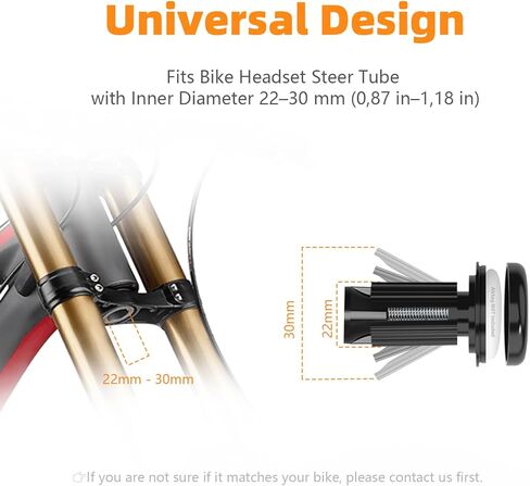 NICEDACK Airtag Bike Mount مخفي، حماية ضد السرقة للدراجة الجبلية AirTag، حامل دراجة هوائي مقاوم للماء، مناسب لجميع دراجات MTB مع حجم سماعة الرأس 31.8 مم in Kuwait