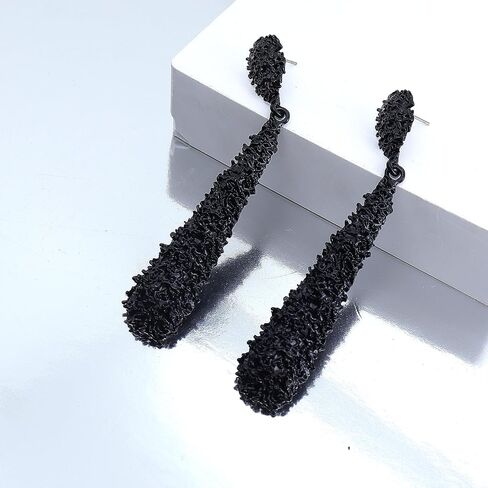 Chunky Teardrop Statement Earrings for Women Teen Girls,Simulated Long Waterdrop Druzy Drop Dangle Earrings Party Prom Trendy Holiday Jewelry Gift in Saudi Arabia
