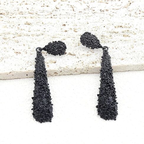 Chunky Teardrop Statement Earrings for Women Teen Girls,Simulated Long Waterdrop Druzy Drop Dangle Earrings Party Prom Trendy Holiday Jewelry Gift in Saudi Arabia