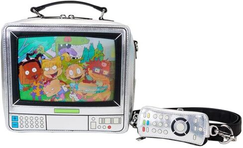Loungefly Nickelodeon Retro TV Triple Lenticular Crossbody Bag with Coin Bag in Saudi Arabia