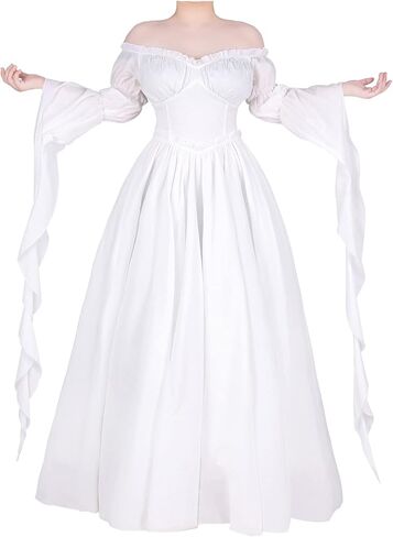 Medieval Renaissance Costume Dress Regency Dresses for Women Victorian in Kuwait
