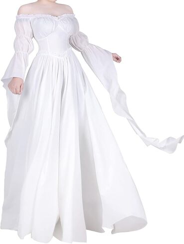 Medieval Renaissance Costume Dress Regency Dresses for Women Victorian in Kuwait