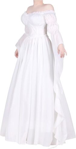 Medieval Renaissance Costume Dress Regency Dresses for Women Victorian in Kuwait