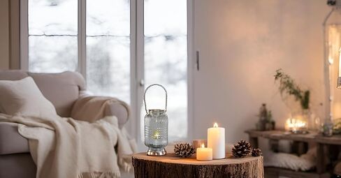 Candle Holder - Pedestal Based Diamond Cut Glass Hurricane Candleholder, 10-Inch, Clear in Saudi Arabia