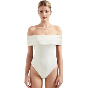 SUUKSESS Women Off the Shoulder Bodysuit