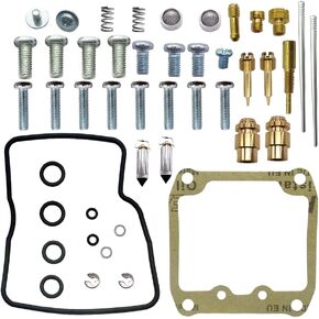 Carburetor Repair Kit 42Pcs Carb Rebuild Set 26-1703 Replacement for Suzuki Vz800 Marauder 1997‑2004