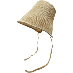 Women Vintage Bonnet with Tie Foldable Victorian Cap Sun Hat