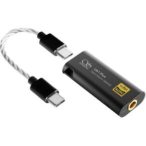 SHANLING UA1 Plus Headphone Amplifier, Portable USB DAC/AMP,Dual 43131 DAC,CT701 USB Receive Chip,Support Up to 768kHZ/32bit,DSD256,80mW@32Ω Output,Android app Control (Red)