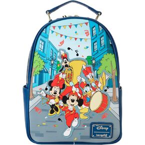 Loungefly Disney Mickey Mouse Marching Band Womens Double Strap Shoulder Bag Purse