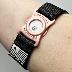 4-18" Armband for Freestyle Libre 3 : Flexible CGM Protection Sensor Cover Arm & Leg Bands (4-18" Black)