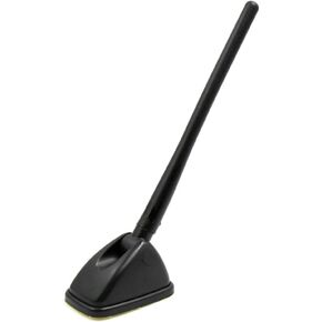 uxcell Black Adjustable Self Adhesive Base Decorative Antenna Aerial for Car Automobile