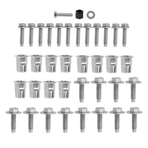 Tubular Side Step Hardware Kit Compatible with Dodge Ram 1500 2500 3500 2013-2019/Compatible with Dodge Ram 4500 5500 2014-2019