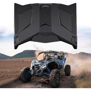 X3 Roof Hard Top, 2-Piece Combination Plastic hard Roof Compatible with Can Am Maverick X3 2-Seater Model 2017-2023 Accessories Replace OEM # 715002902 (2 Doors)
