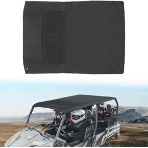 KEMIMOTO Soft Roof Top, 1680D Soft Sunsade Top Roof with Open Window Sunshade Cover Compatible with Wolverine X4 SE 2018-2020, Easy to Install Water-Resistant UV-Resistant Sunproof