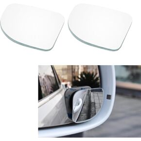 قطعتان من مرآة النقطة العمياء للسيارة، مرايا النقطة العمياء الزجاجية عالية الدقة قابلة للتعديل 360 درجة، مرآة النقطة العمياء الخلفية للسيارات على شكل مروحة، ملحقات خارجية للسيارة مناسبة لشاحنة السيارة وسيارات الدفع الرباعي in Kuwait