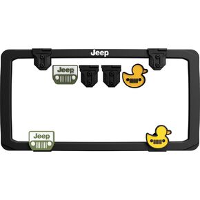 Cruiser Accessories Jeep License Plate Frame (with Fastener Caps)