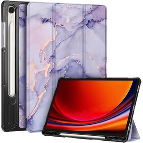 Fintie Slim Case for Samsung Galaxy Tab S9 11 Inch 2023 Model (SM-X710/X716B/X718U) with S Pen Holder, Ultra Thin Lightweight Tri-Fold Stand Cover with Auto Wake/Sleep, Black