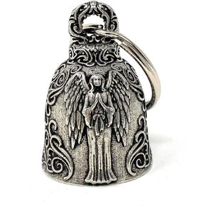Bravo Bells - Angel Motorcycle Biker Bell Accessory or Key Chain for Luck - Made in the USA
