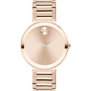 Movado Bold Horizon Ultra Thin Watch for Women - Swiss Made - Water Resistant 3ATM/30 Meters - Sleek and Slim Premium Luxury Wristwatch for Ladies - 34mm in Saudi Arabia
