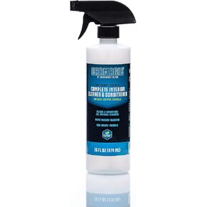 Car Magic Complete Interior Cleaner and Conditioner - Multi-Purpose Car Interior Cleaner | Cleans Leather, Rubber, Vinyl & Wood | Non-Greasy Formula (32oz Spray Bottle (Save 25%))