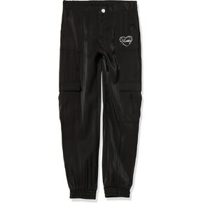 GUESS Girls' Satin Cargo Pants