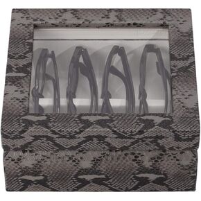 منظم نظارات فاخر بطباعة غريبة صغيرة، صندوق عرض خشبي للنظارات + النظارات الشمسية in Kuwait