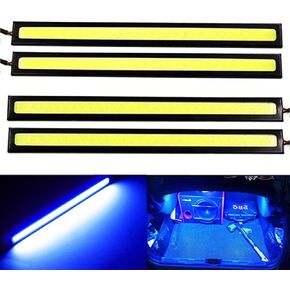 17cm Universal Car Trucks Daytime Running Light Lamp Super Bright 12V Waterproof LED Strips COB DRL Car Led Fog Light (White)