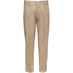 Premium Wear Flat Front Pants for Girls with Adjustable Waist