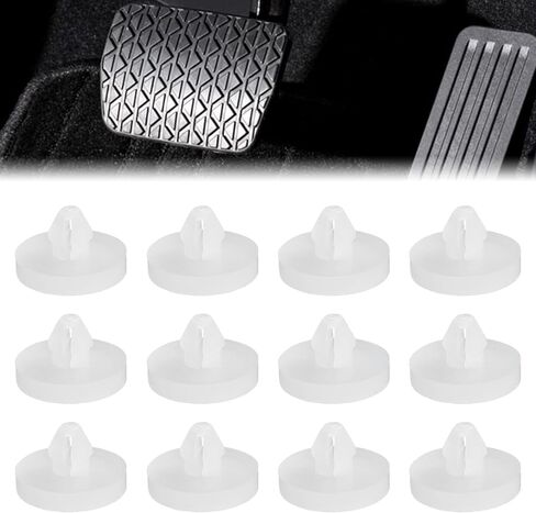 12 Pieces Brake Switch Stopper,Car Truck Auto Brake Pedal Pad Brake Light Switch Stopper Brake Switch Pad Clutch Pedal Stopper 90541-06036 (Black) in Kuwait