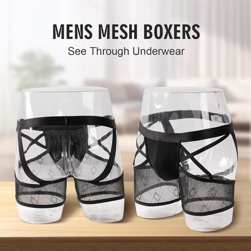 رجل شبكة الملابس الداخلية جوك الأشرطة الملاكم ملخصات مثير الملابس الداخلية الجوف خارج الملاكمين الملابس الداخلية in Kuwait