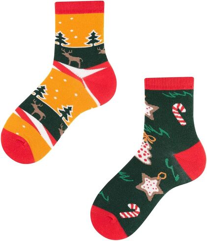 Funny Christmas Socks for Kids. Cool Christmas Socks Boys and Xmas Socks Girls with Rudolph, Snowman, Santa Claus in Saudi Arabia
