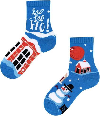 Funny Christmas Socks for Kids. Cool Christmas Socks Boys and Xmas Socks Girls with Rudolph, Snowman, Santa Claus in Saudi Arabia