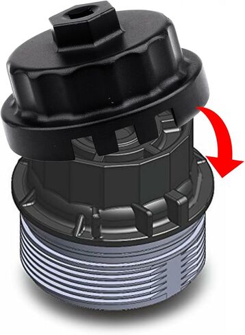 أداة مفتاح ربط غطاء فلتر الزيت - 64 مم و14 مفتاح فلتر زيت فلوت، متوافق مع راف 4، كامري، تندرا، هايلاندر، سيينا، كروزر، تاكوما والمزيد in Kuwait