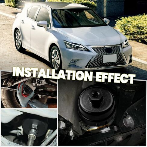 أداة مفتاح ربط غطاء فلتر الزيت - 64 مم و14 مفتاح فلتر زيت فلوت، متوافق مع راف 4، كامري، تندرا، هايلاندر، سيينا، كروزر، تاكوما والمزيد in Kuwait