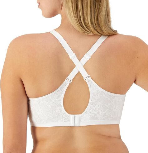 Bali Women's Breathe Lace Underwire Bra, Breathable 2-Ply Modal Bra, Convertible Straps in Saudi Arabia