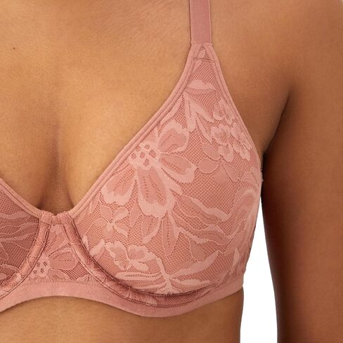 Bali Women's Breathe Lace Underwire Bra, Breathable 2-Ply Modal Bra, Convertible Straps in Saudi Arabia